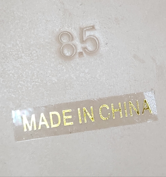 TEAIEUI Snakeskin Gold Square Toe Flats - Picture 12 of 14